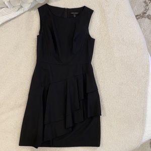 Banana Republic Black Ruffle Dress 8P